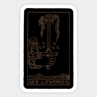 Ace of Swords Sticker